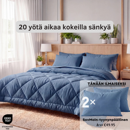 Sovro®-peitto | Nopeasti kuivuva 2-in-1-peitto, joka korvaa erilliset vuodevaatteet