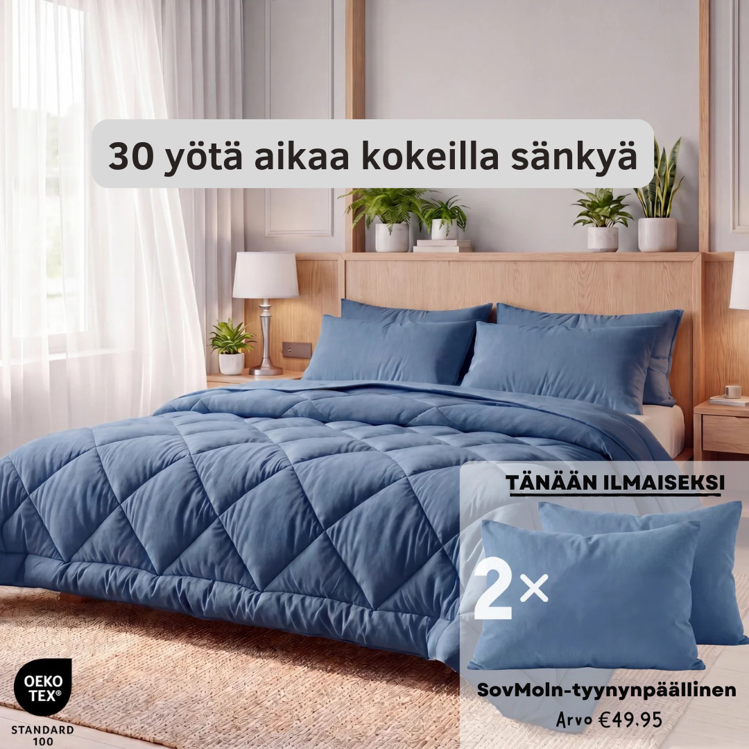 Sovro®-peitto | Nopeasti kuivuva 2-in-1-peitto, joka korvaa erilliset vuodevaatteet