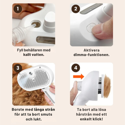 PälsSpa™ Pro turkinhoitoharja lemmikeille