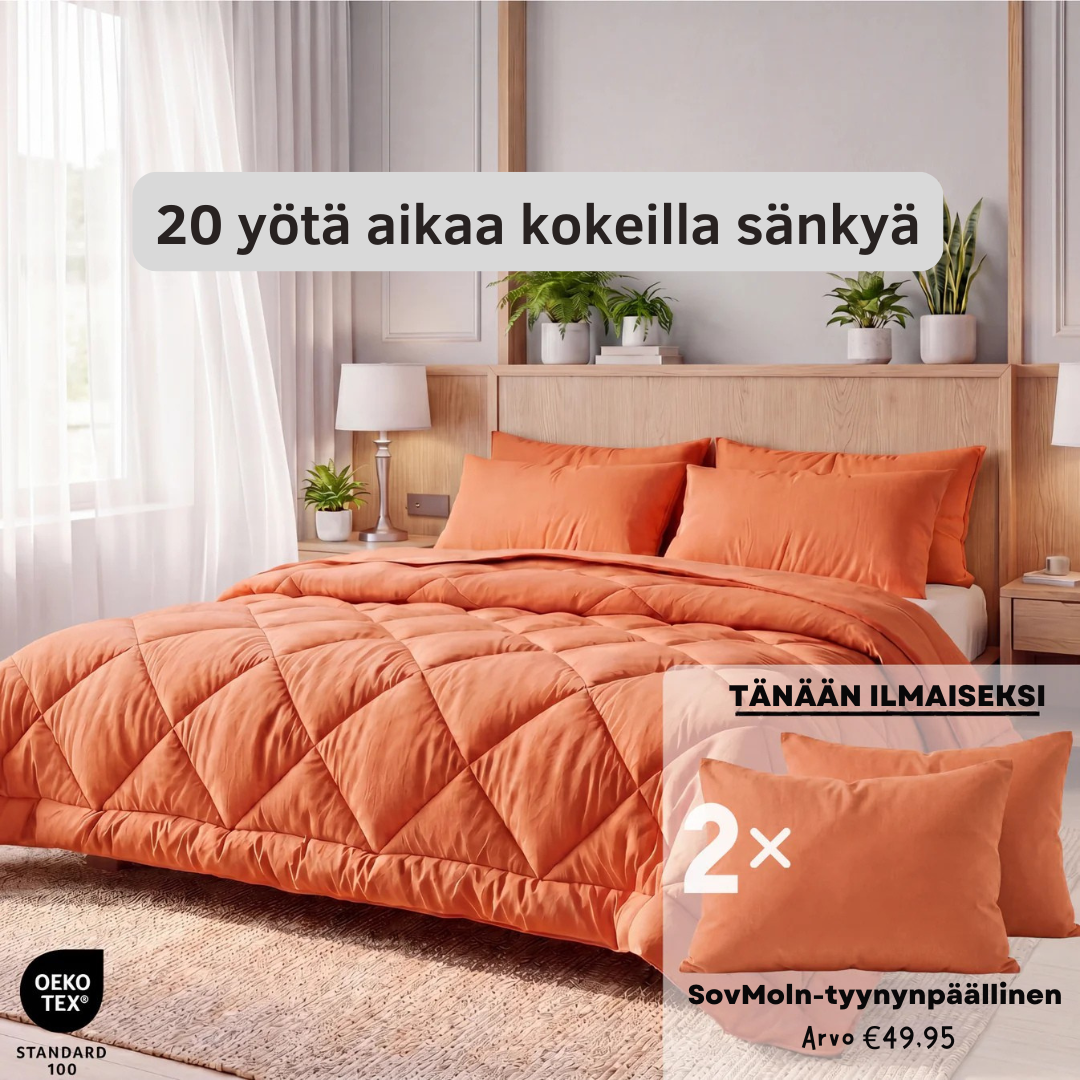 Sovro®-peitto | Nopeasti kuivuva 2-in-1-peitto, joka korvaa erilliset vuodevaatteet
