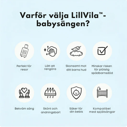 LillVila™ vauvanpesä – pehmeä ja hengittävä | Nordvea